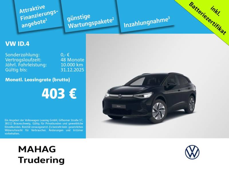 Volkswagen ID.4 Pro 210kW WärmePu CCS IQ.Light Navi ParkAss