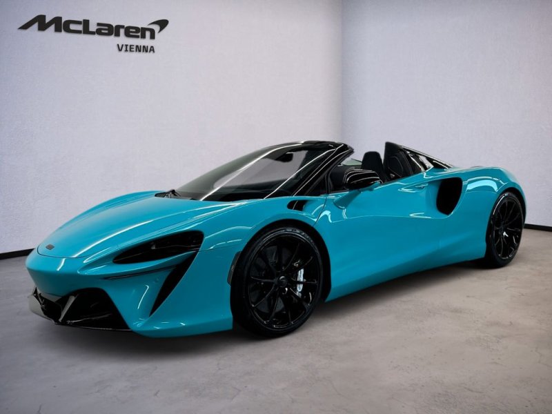 McLaren Artura Spider / MSO Cyan / BandW / Sports Exhaust