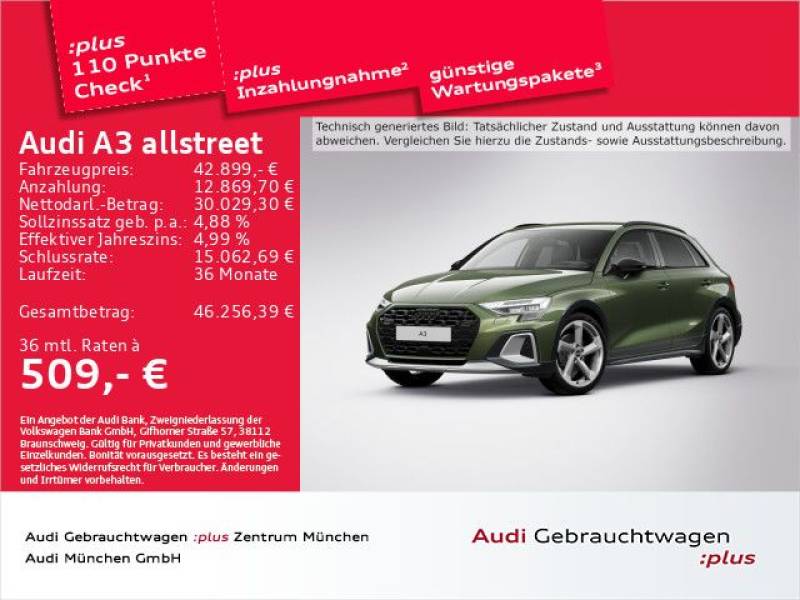 Audi A3 allstreet 35 TDI S tronic Virtual+/ACC/LED/SO
