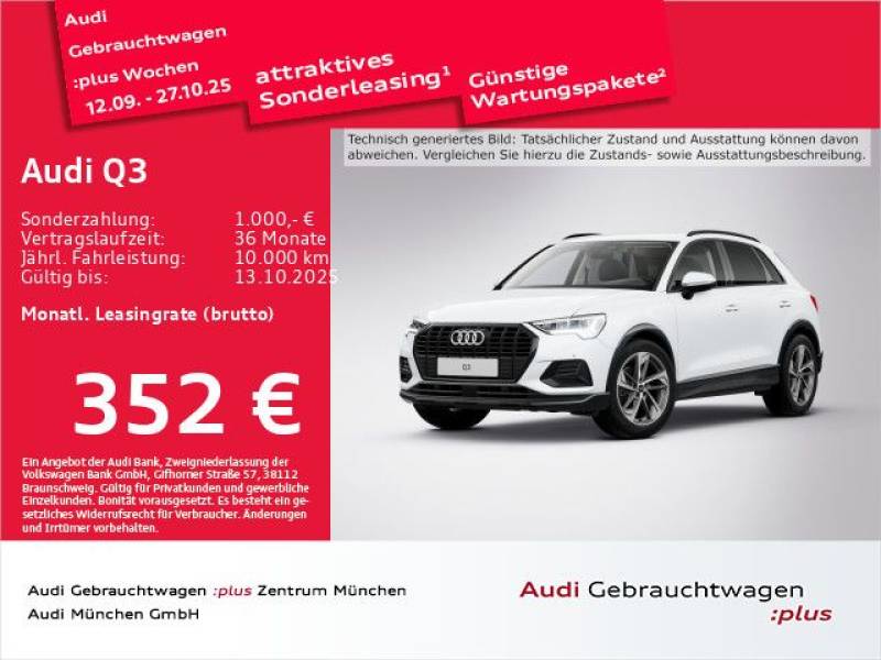 Audi Q3 35 TFSI S tronic advanced AHK/Navi+/19"Zoll