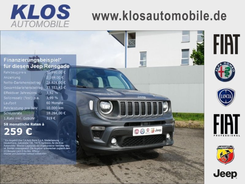 Jeep Renegade SUMMIT e-HYBRID 1.5 GSE T4 48V 130PS DC