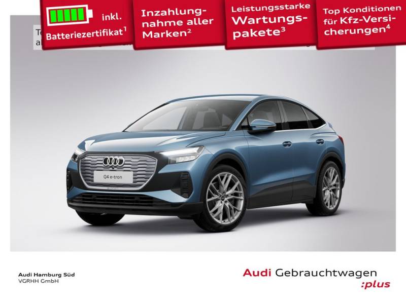 Audi Q4 Sportback 45 e-tron 2xS LINE/W-PUMPE/LM21/AHK
