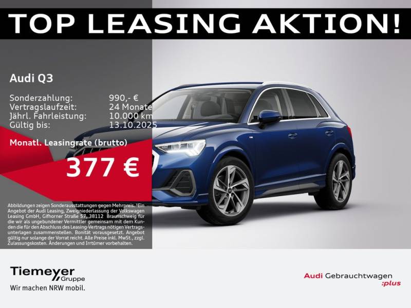 Audi Q3 35 TFSI S LINE LM19 AHK NAVI+ LED
