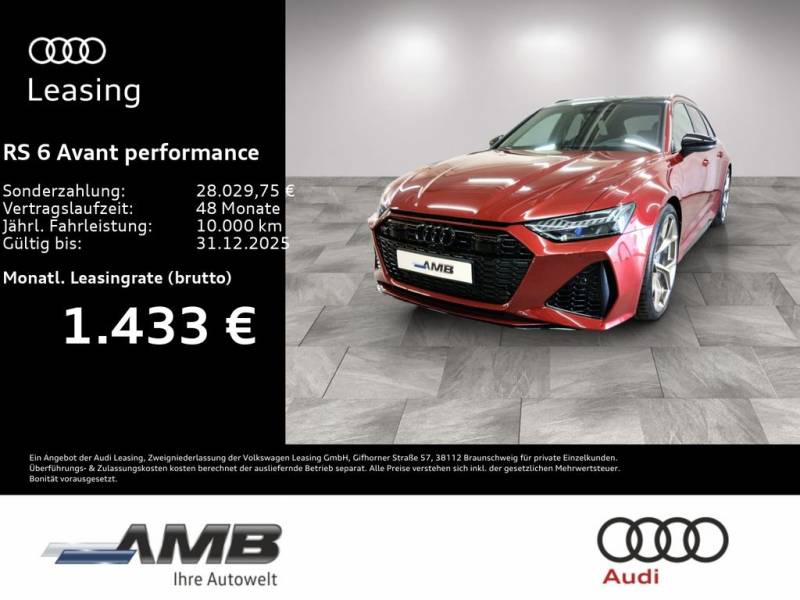 Audi RS 6 Avant performance RS-Dynamik+/Abgas/Keramik
