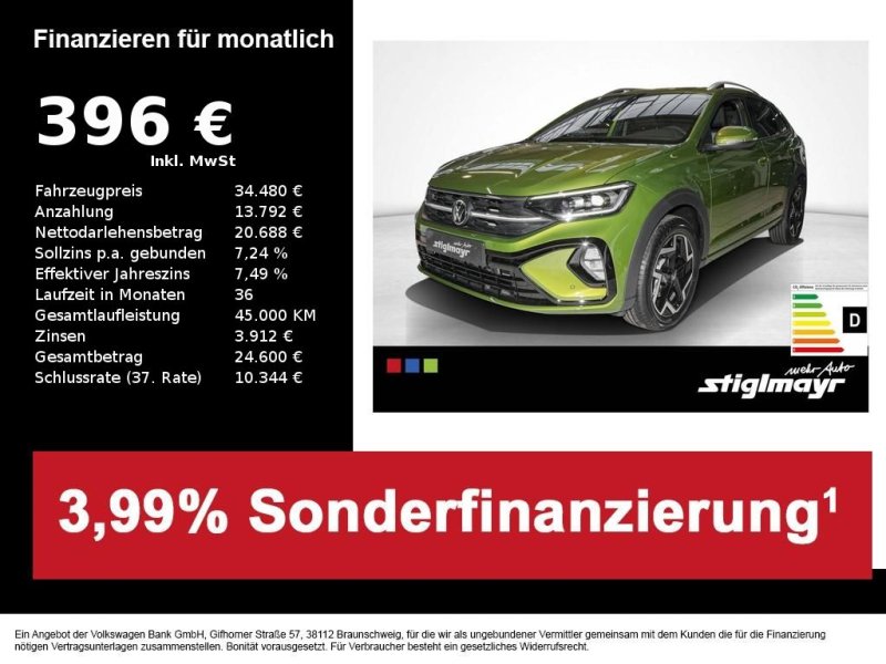 Volkswagen Taigo R-Line 1,5 l TSI OPF Matrix-LED+Kamera+ACC