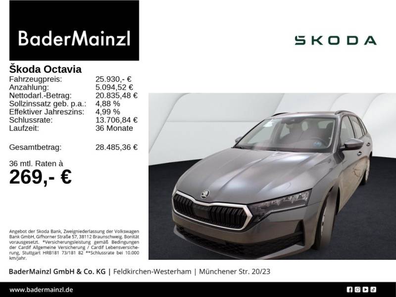 Skoda Octavia Combi 1.5 TSI DSG Essence AHK Carplay