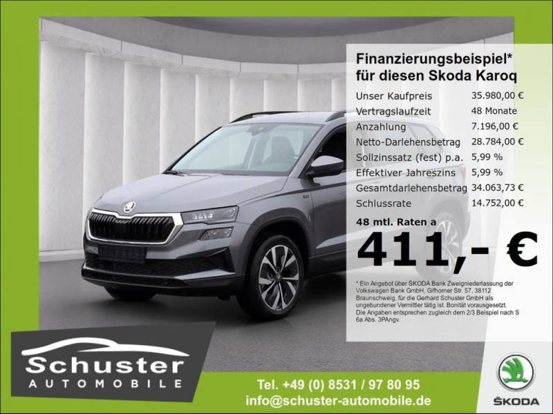Skoda Karoq TOUR 1.5TSI*DSG AHK Matrix-LED ACC R-Kam