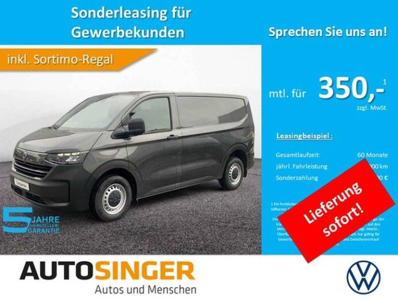 Volkswagen T7 Transporter Kasten TDI KR Autom AHK*HOLZB*CAM