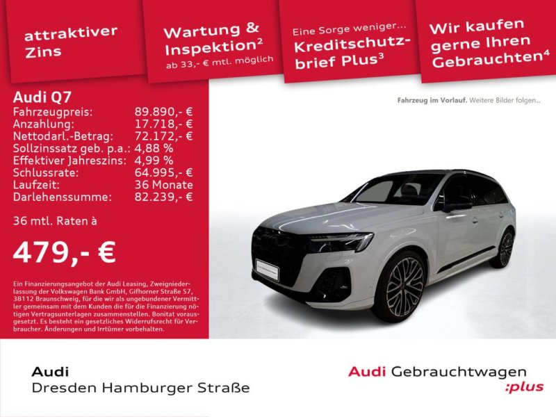 Audi Q7 SUV S line 50 TDI quattro 210(286) kW(PS) tip