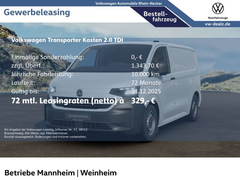 Volkswagen Transporter Kasten KR 2.0 TDI LED DAB APP ZV PDC