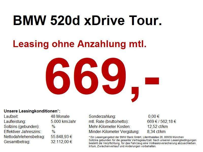 BMW 520d xDrive Tour. M Sportpaket AHK. Sitzbelüfung
