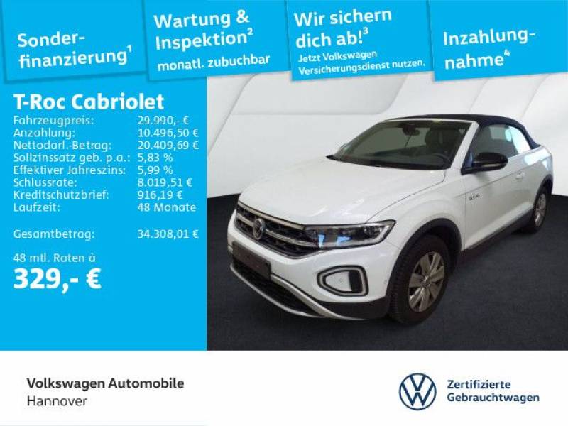 Volkswagen T-Roc Cabriolet 1.5 TSI DSG Goal Navi LED ACC Di