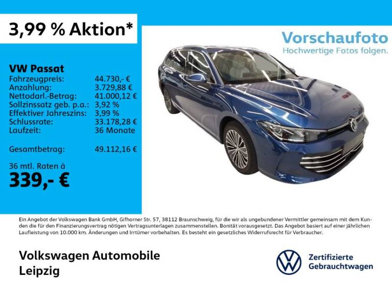 Volkswagen Passat 2.0 TDI Elegance 4M *DCC*AHK*HuD*Standhzg
