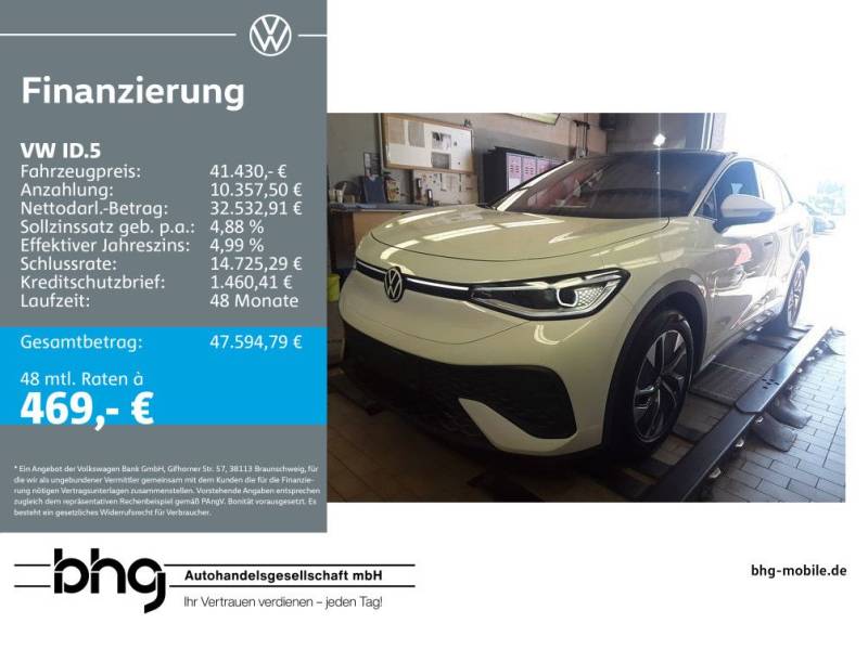 Volkswagen ID.5 Pro mit Infotainment-Paket