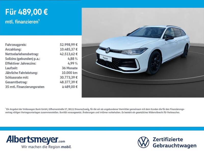 Volkswagen Passat Variant 2.0 TDI R-Line +DSG+BLACK+AHK+LED