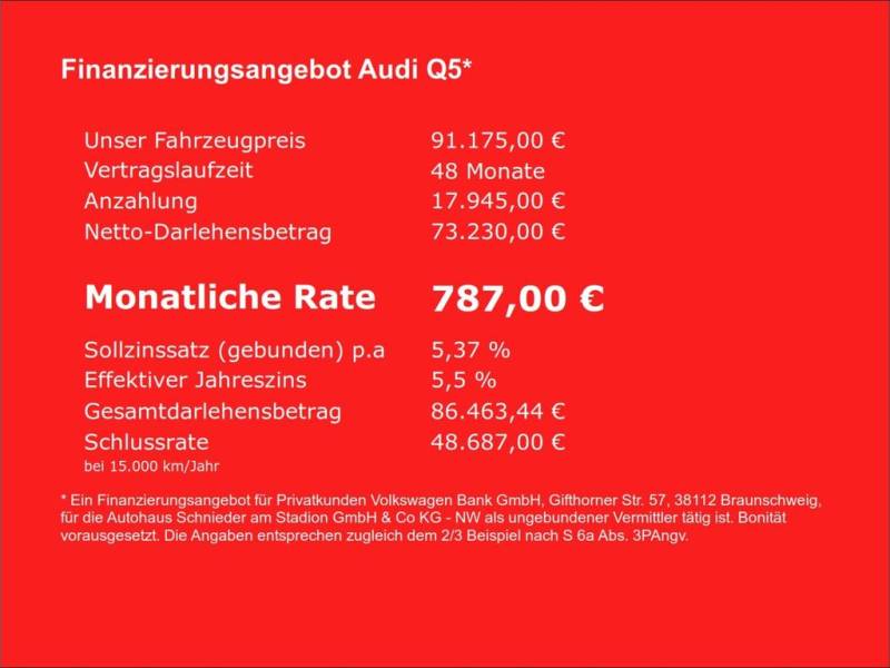 Audi Q5 2.0 edition one e-hybrid quattro BandO+HUD+AHK+