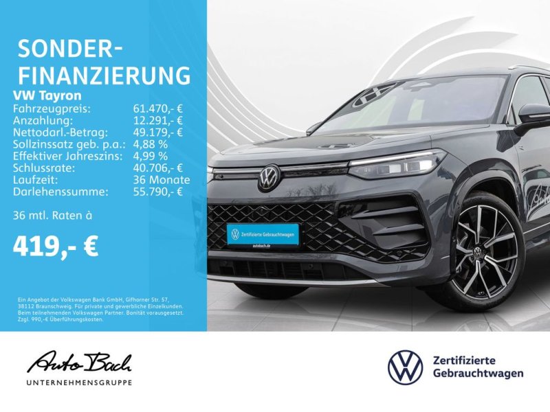 Volkswagen Tayron 2.0 TDI "R-Line" 4M DSG Navi LED Standhzg