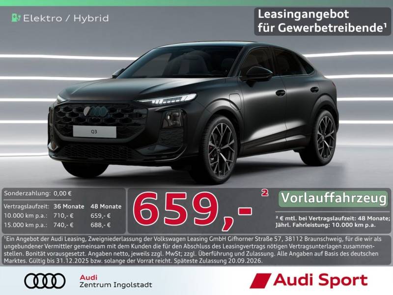 Audi Q3 Sportback e-hybrid S tronic AHK,MATRIX,PANO