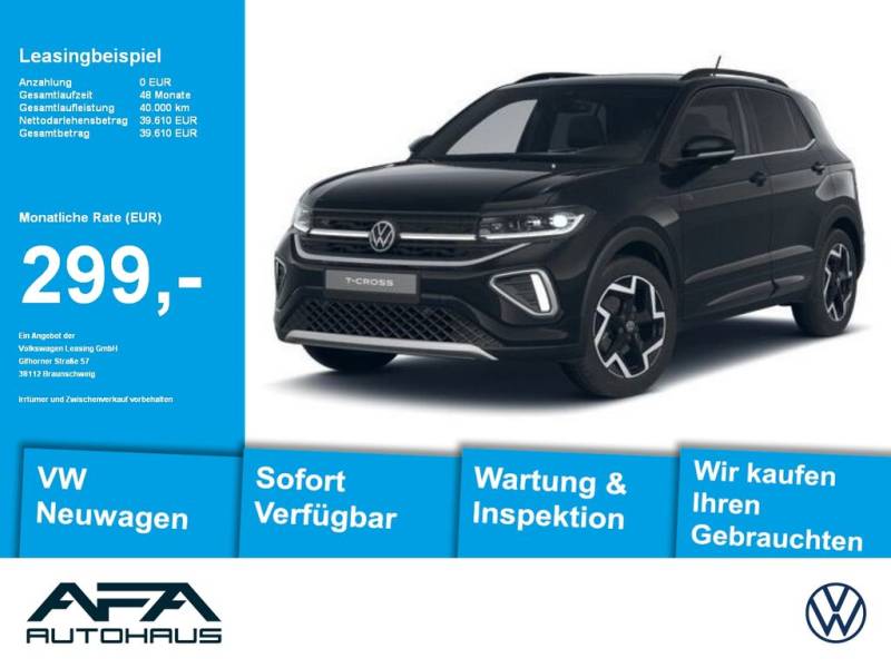 Volkswagen T-Cross 1.5 TSI R-Line DSG AHK*Matrix*ACC*App-Co