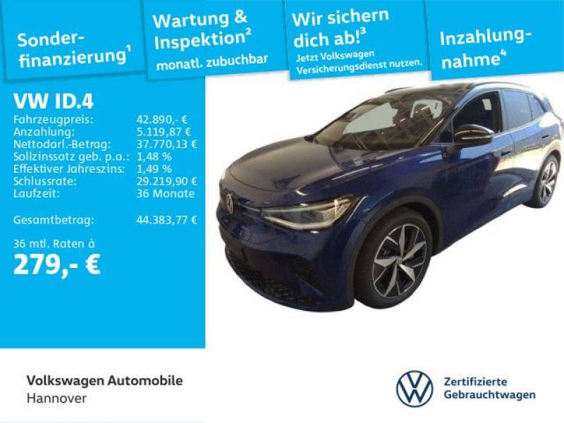 Volkswagen ID.4 GTX 4Motion Navi Pano Kamera WP ACC LED SHZ