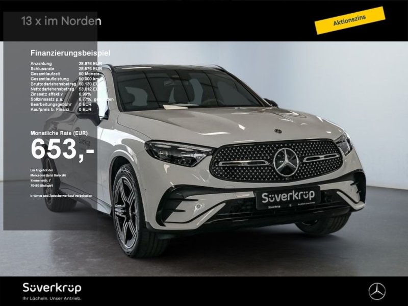 Mercedes-Benz GLC 300 d 4M BURM AMG NIGHT SPUR PANO AHK 360