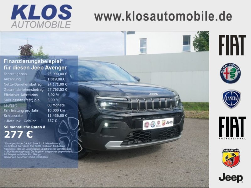 Jeep Avenger SUMMIT 1.2 T3 100 PS INFO KOMFORT
