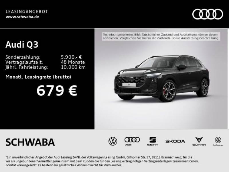 Audi Q3 SUV TFSI quattro S tronic *AHK*SONOS*HdUp*