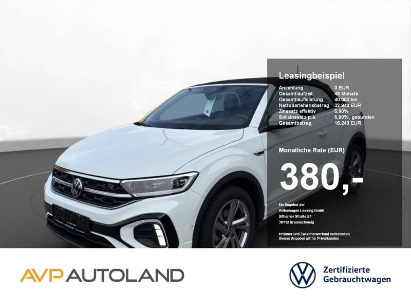 Volkswagen T-Roc Cabriolet 1.5 TSI DSG R-Line - NAVI - AHK