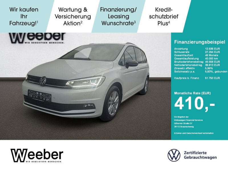 Volkswagen Touran DSG Highline Panodach AHK Standheiz LM
