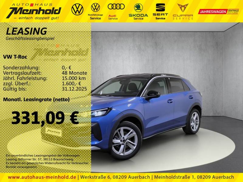 Volkswagen T-Roc Neu ! 1.5 TSI DSG Life, Alu 18", LED Plus,