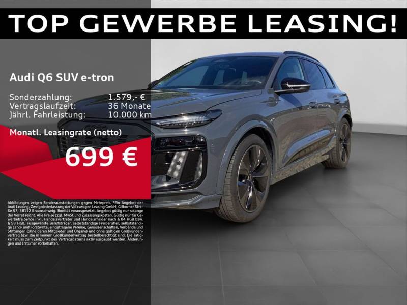 Audi Q6 e-tron Q S LINE EDITION ONE GREY KAMERA NAVI
