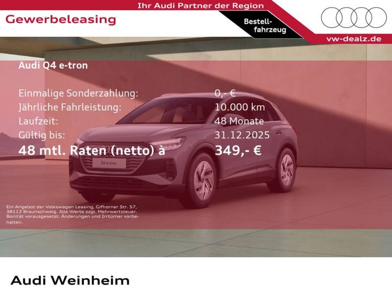 Audi Q4 40 e-tron Navi LED Klima Einparkhilfe uvm