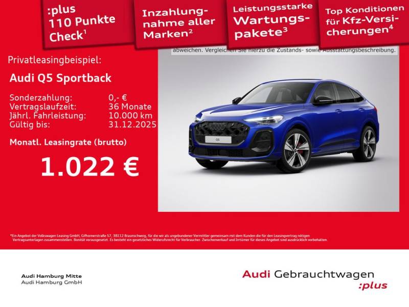 Audi Q5 Sportback e-hybrid quattro S tronic 270 kW Pa