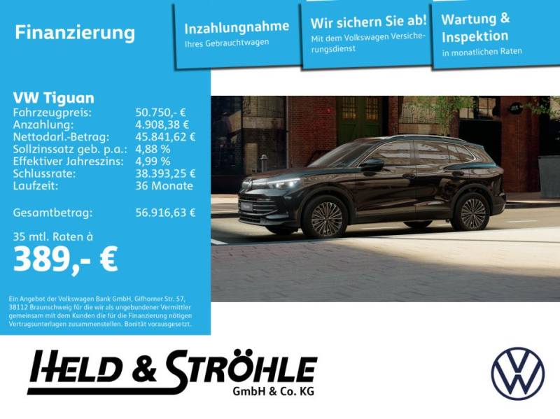 Volkswagen Tiguan Elegance 2.0 TDI DSG 4M AHK DCC IQ 360°