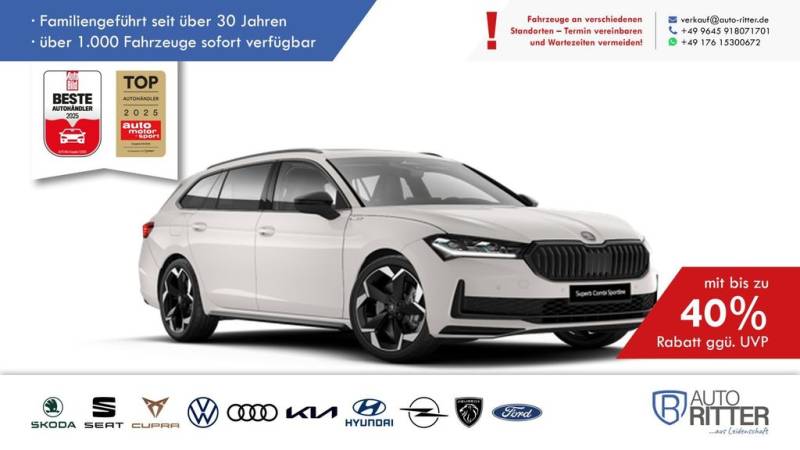 Skoda Superb Combi Sportline ACC-HuD-AHK-RFK-PANO-L...