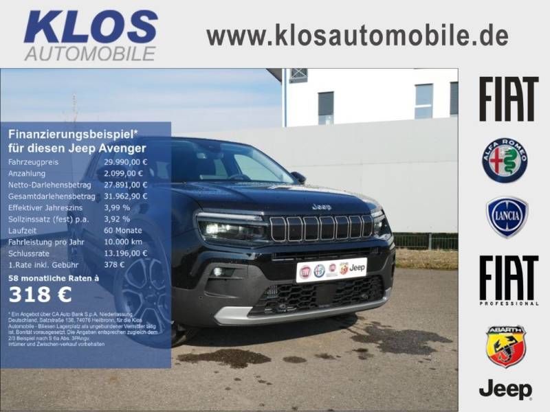 Jeep Avenger SUMMIT e-Hybrid 1.2 110 PS DCT6 SCHIEBED