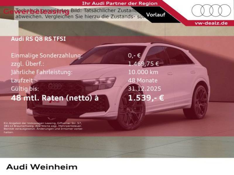 Audi RS Q8 SUV 441 kW tiptronic AHK PANO HeadUp