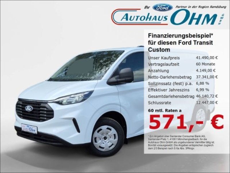 Ford Transit Custom 280 L1 Trend 2.0 EcoBlue - Rückfa