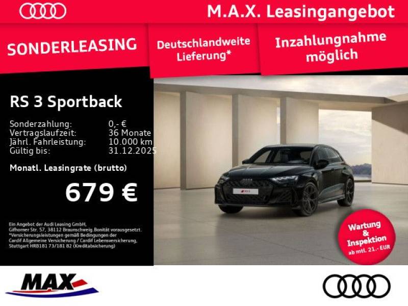 Audi RS 3 Sportback MATRIX+SAGA+280KM/H+SONOS