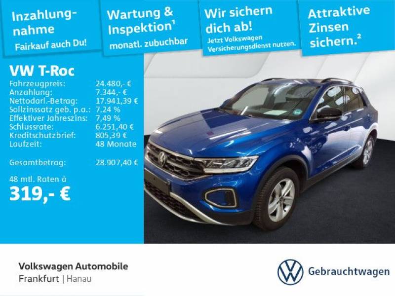 Volkswagen T-Roc 2.0 TDI Goal Navi LED DAB+ FrontAssist