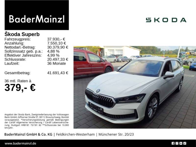 Skoda Superb Combi 1.5 TSI DSG SHZ ACC Matrix AHK 360°