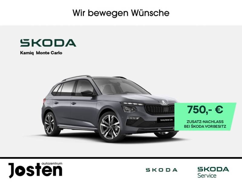 Skoda Kamiq Monte Carlo 1.5TSI SCC FahrAss+ Komfort+ W