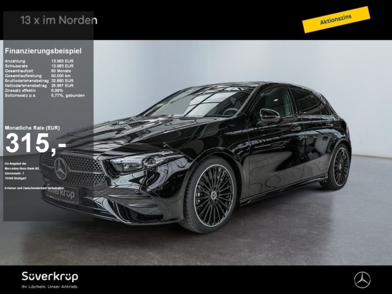 Mercedes-Benz A 200 d AMG NIGHT SPUR PANO DISTR KAMERA PDC