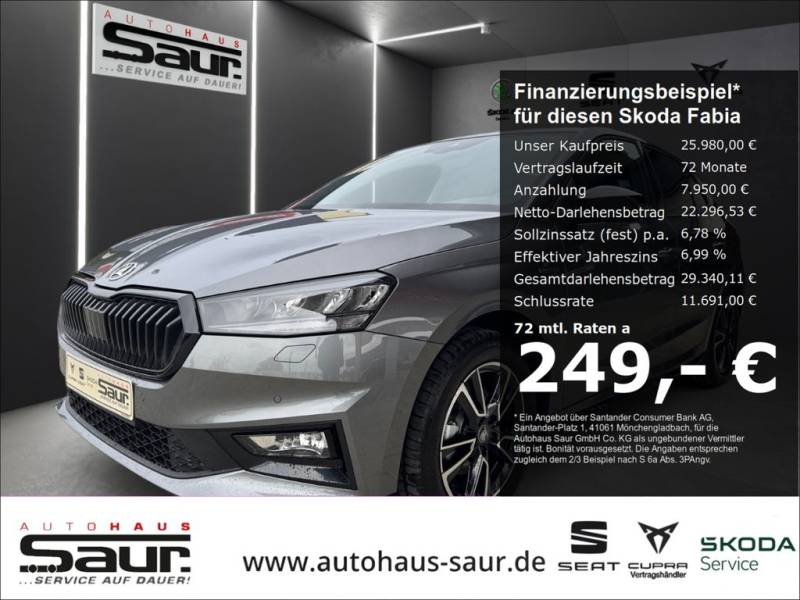 Skoda Fabia Monte Carlo 1.5 TSI DSG SHZ RÜCKFAHRKAMERA