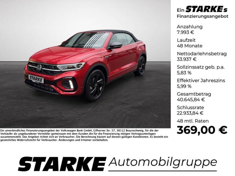 Volkswagen T-Roc Cabriolet 1.5 TSI DSG R-Line AHK LED Kame