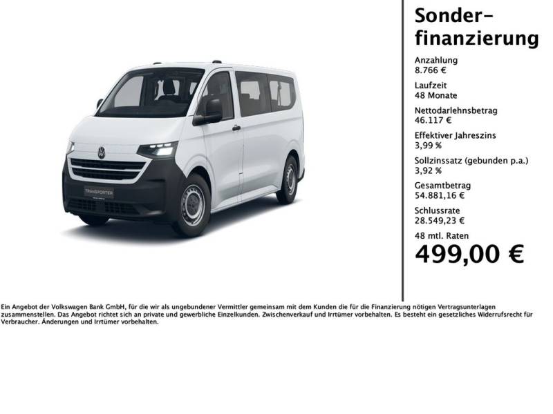 Volkswagen T7 Transporter Kombi Langer Radstand 110 kW TDI
