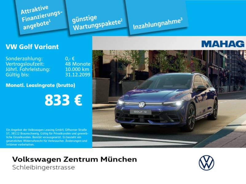 Volkswagen Golf VIII Variant R 2.0 TSI BlackStyle-Pano-AHK