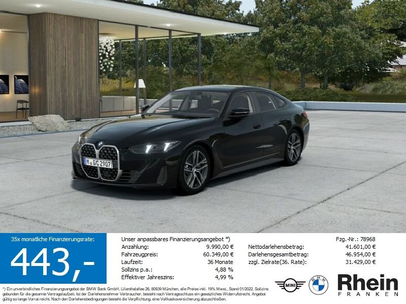 BMW 420d Grand Coupé ACC. RFK. PDC. SH. HiFi. uvm.