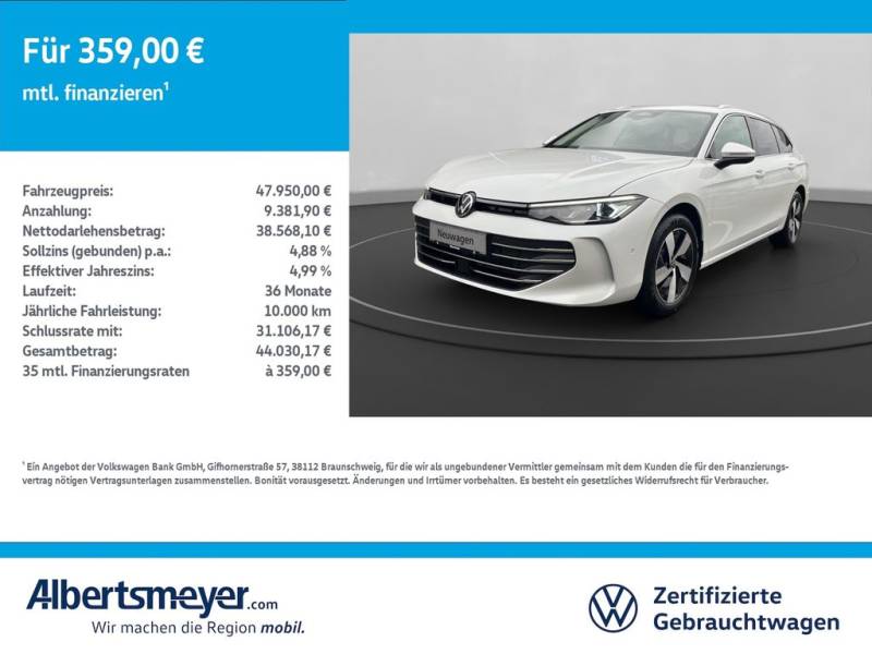 Volkswagen Passat Business 1,5 l eTSI  +NAVI+IQ-Light+AHK+A