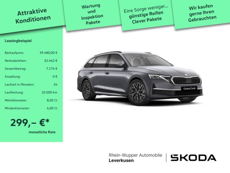 Skoda Octavia Combi Selection 2,0 TDI MATRIX KAM 360°